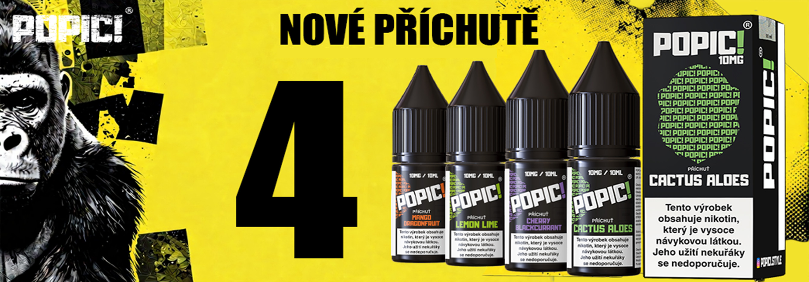 popic! nové příchutě