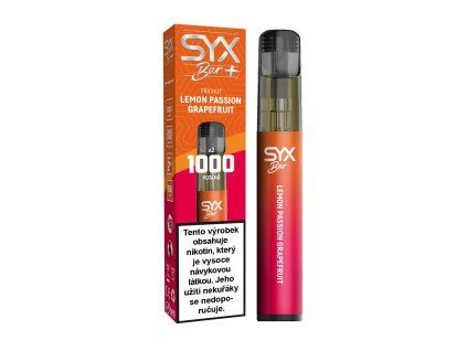 SYX BAR+ Lemon Passion Grapefruit