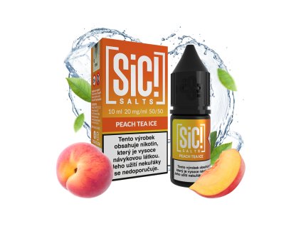 mockup peach tea ice