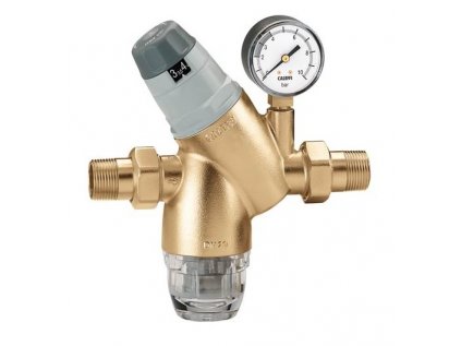 246734 2 tlakovy redukcny ventil 1 2 pn 25bar pracovny rozsah 1 6 bar t max 40 c s manometrom 0 10 barr filter so sitkom 280 m