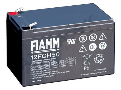 9698 fiamm high rate fgh 12 v 12 ah