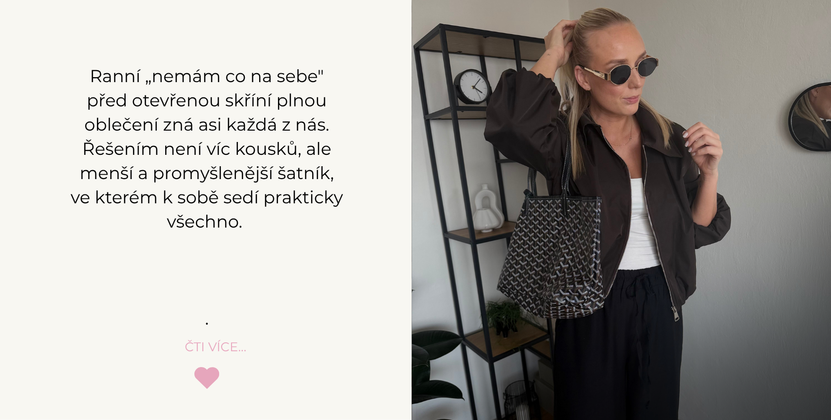 Kapsulový šatník do práce: méně kousků, víc hotových outfit