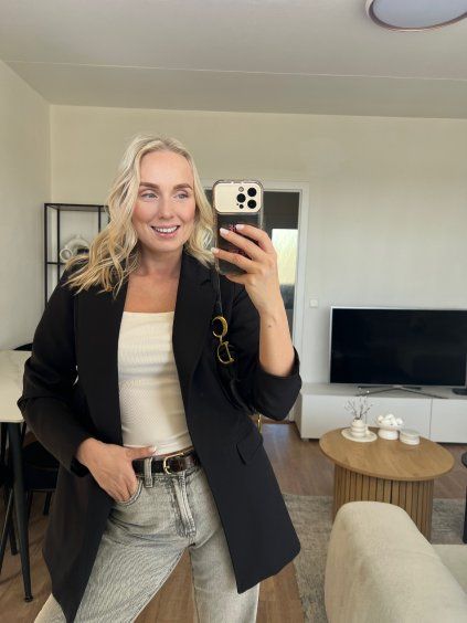 Elegantní blazer  – černý  Elegantní blazer  – černý