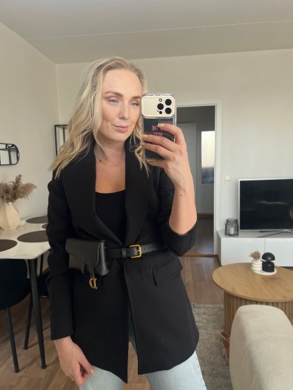 Elegantní blazer  – černý