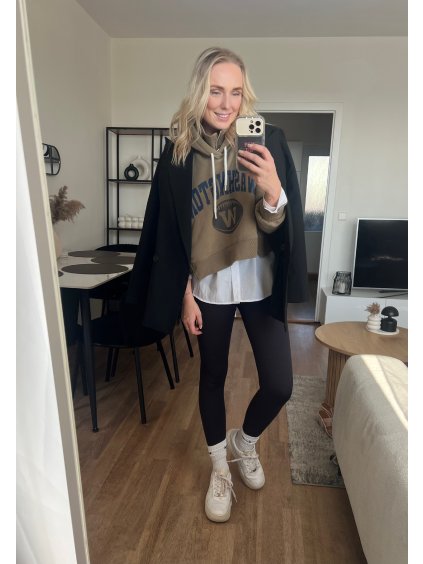 Legíny s vysokým pasem – černé