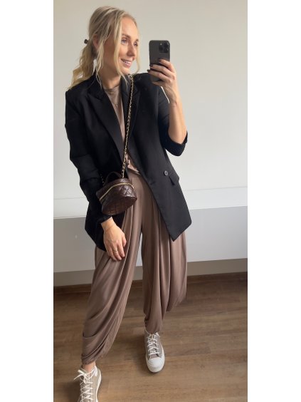 Béžový komplet harémový - pohodlný komplet