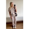 Starorůžový komplet- jednoduchý dámský komplet na volný čas