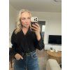 Premium košile s peplum efektem – černá 2v1  Premium košile s peplum efektem – černá 2v1