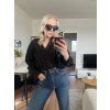 Premium košile s peplum efektem – černá 2v1  Premium košile s peplum efektem – černá 2v1