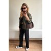Černý dámský set boční pohled outfit