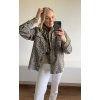 Oversized khaki mikina s potiskem - stylová mikina street stylu