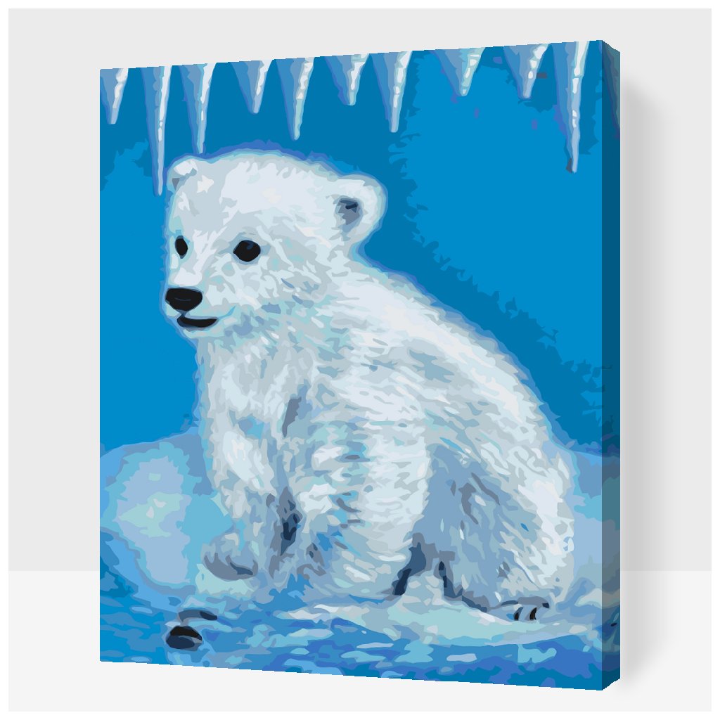 Malování podle čísel - Lední medvěd