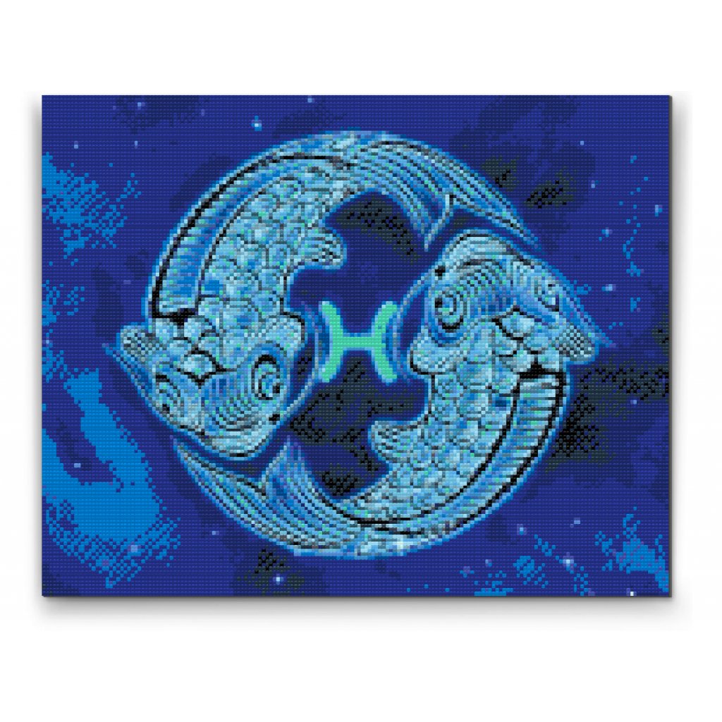 Diamantové malování - Ryby/Pisces