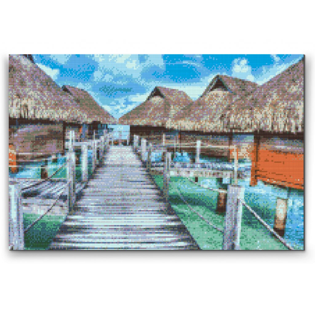 Diamantové malování - Bora Bora