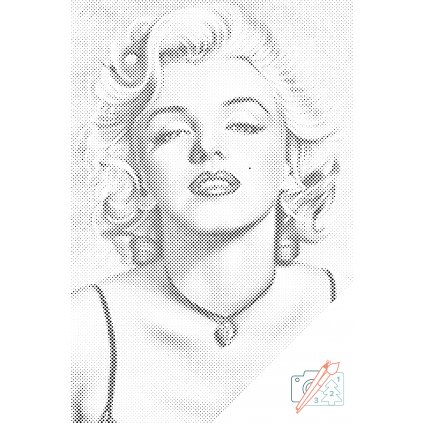 Tečkování - Marilyn Monroe