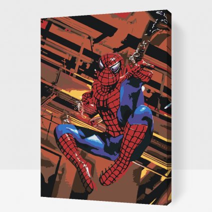 Malování podle čísel - Spiderman