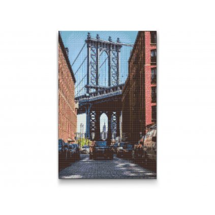 Diamantové malování - Brooklynský most