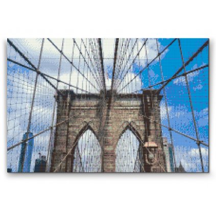 Diamantové malování - Brooklynský most 3