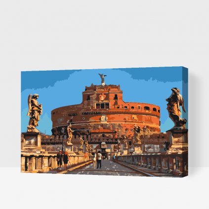 Malování podle čísel - Andělský hrad v Římě