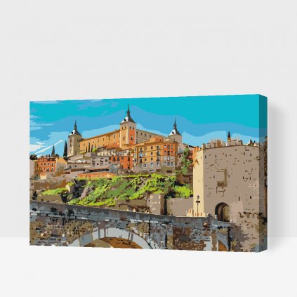 Malování podle čísel - Hrad Alcázar, Segovia 2