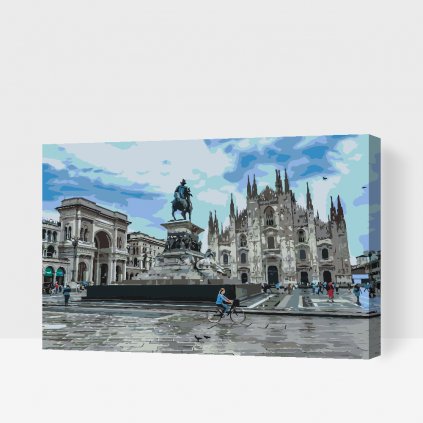 Malování podle čísel - Katedrála Duomo di Milano 2