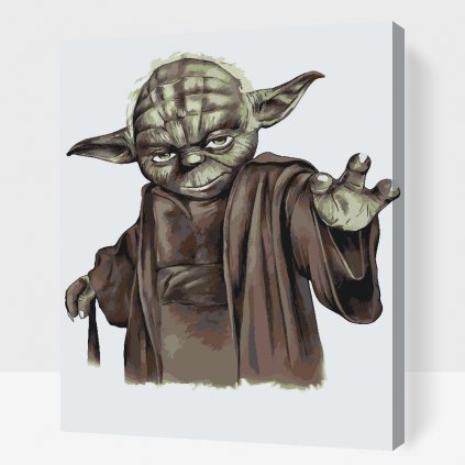 Malování podle čísel - Yoda