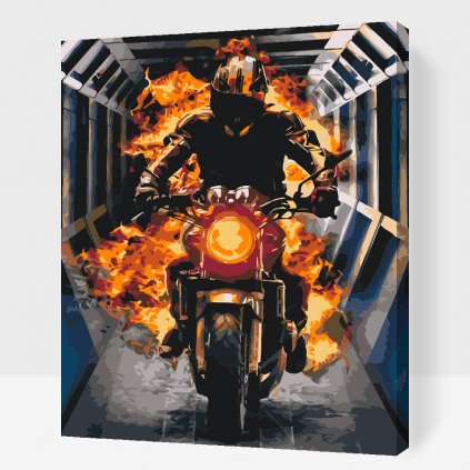 Malování podle čísel - Ghost Rider 2