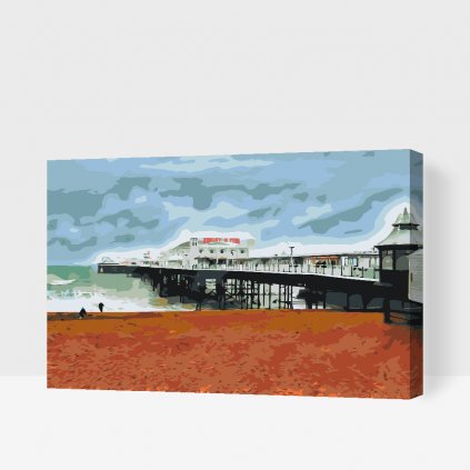 Malování podle čísel - Molo v Brightonu, Anglie