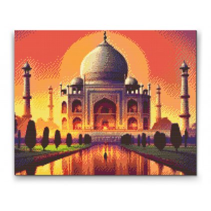 Diamantové malování - Pohádkový Taj Mahal