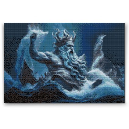 Diamantové malování - Poseidon 3