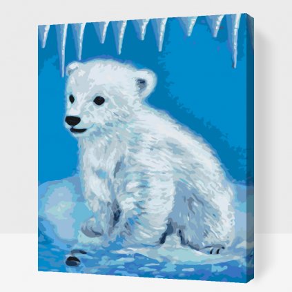 Malování podle čísel - Lední medvěd