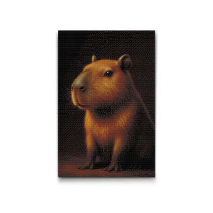 Diamantove_malovani_Kapybara_v_lese_M2