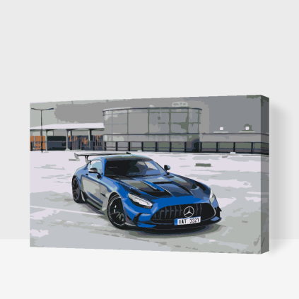 Malování podle čísel - Mercedes