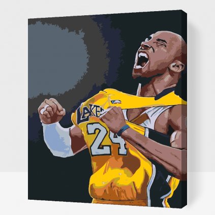 Malování podle čísel - Kobe Bryant 2