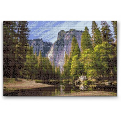 Diamantové malování - Yosemite 2