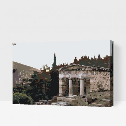 Malování podle čísel - Delphi, Řecko