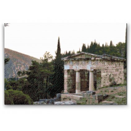 Diamantové malování - Delphi, Řecko