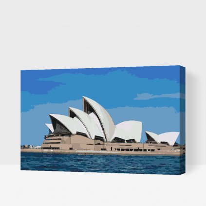 Malování podle čísel - Opera v Sydney