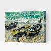 Malování podle čísel - Claude Monet - 3 rybářské lodě