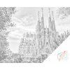 Tečkování - Sagrada Família
