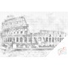 Tečkování - Colosseum ilustrace