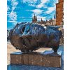 Malování podle čísel - Bronzová socha hlavy Erose Bendata, Krakov