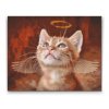 Diamantové malování -  Andělská kočka