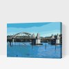 Malování podle čísel - Most přes řeku Siuslaw