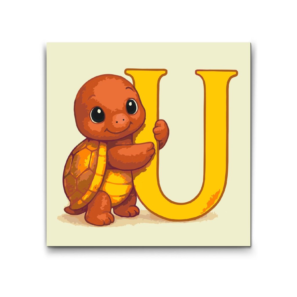 M2_Maľovanie_podľa_čísiel_-_Písmeno_U_–_So_zvieratkom