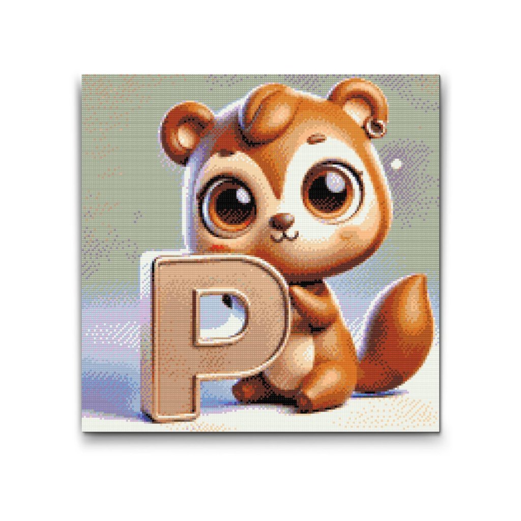 M2_Diamantové_maľovanie_-_Písmeno_P_–_So_zvieratkom
