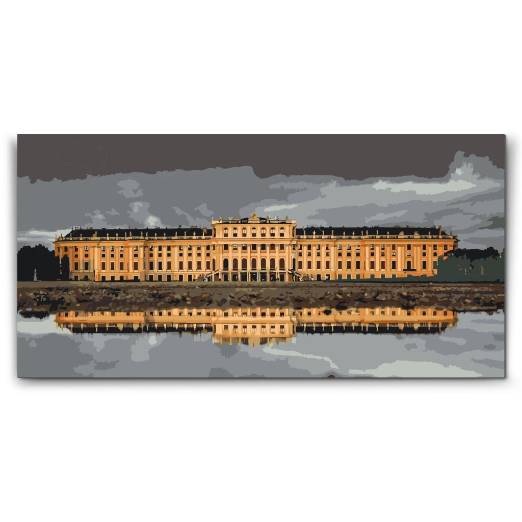 Malovanie_podla_cisiel_Zapad_slnka_Schonbrunn_-_Rakusko_M2