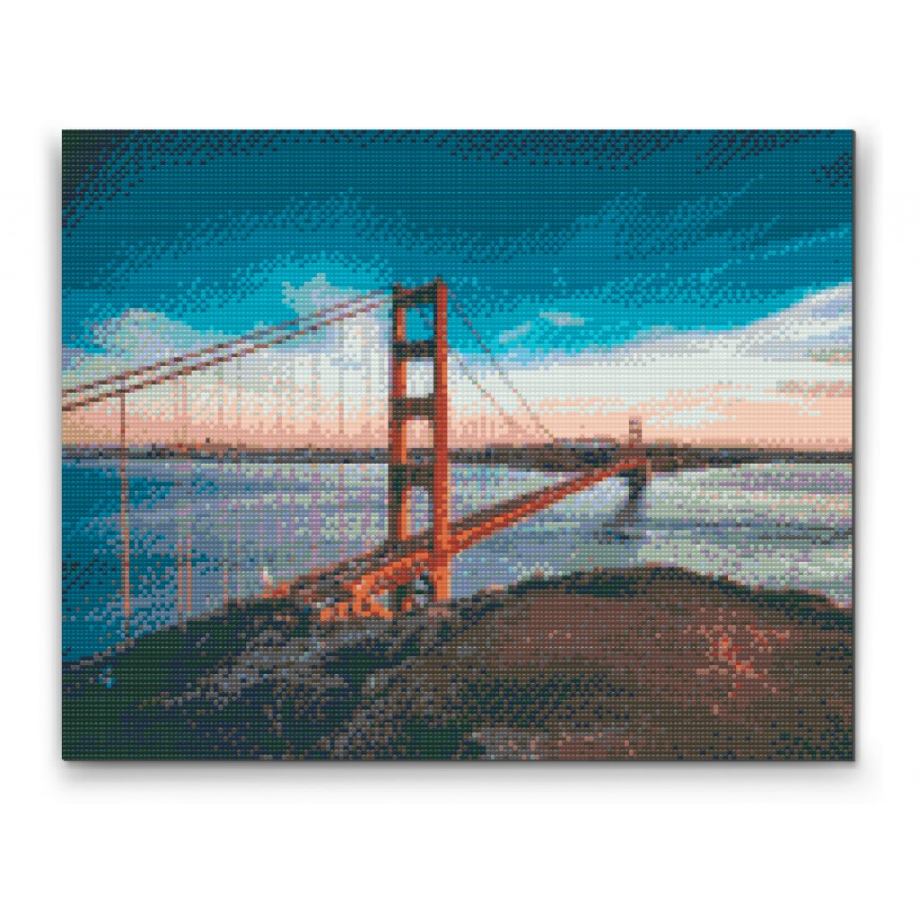 Diamantovanie podľa čísiel - Golden Gate