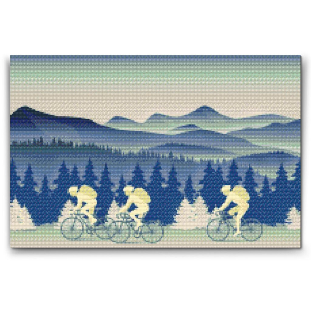 Diamantove_malovanie_Cyklistika_v_lese_M2