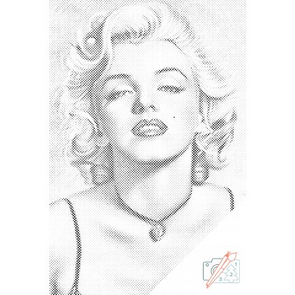 Bodkovanie - Marilyn Monroe